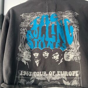 Rolling Stones cropped woman’s sweatshirt